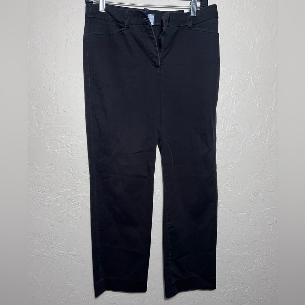 JONES NEW YORK SIGNATURE PETITE 99% COTTON BLACK JEANS SIZE 8P